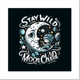 Stay Wild Moon Child Posters and Art